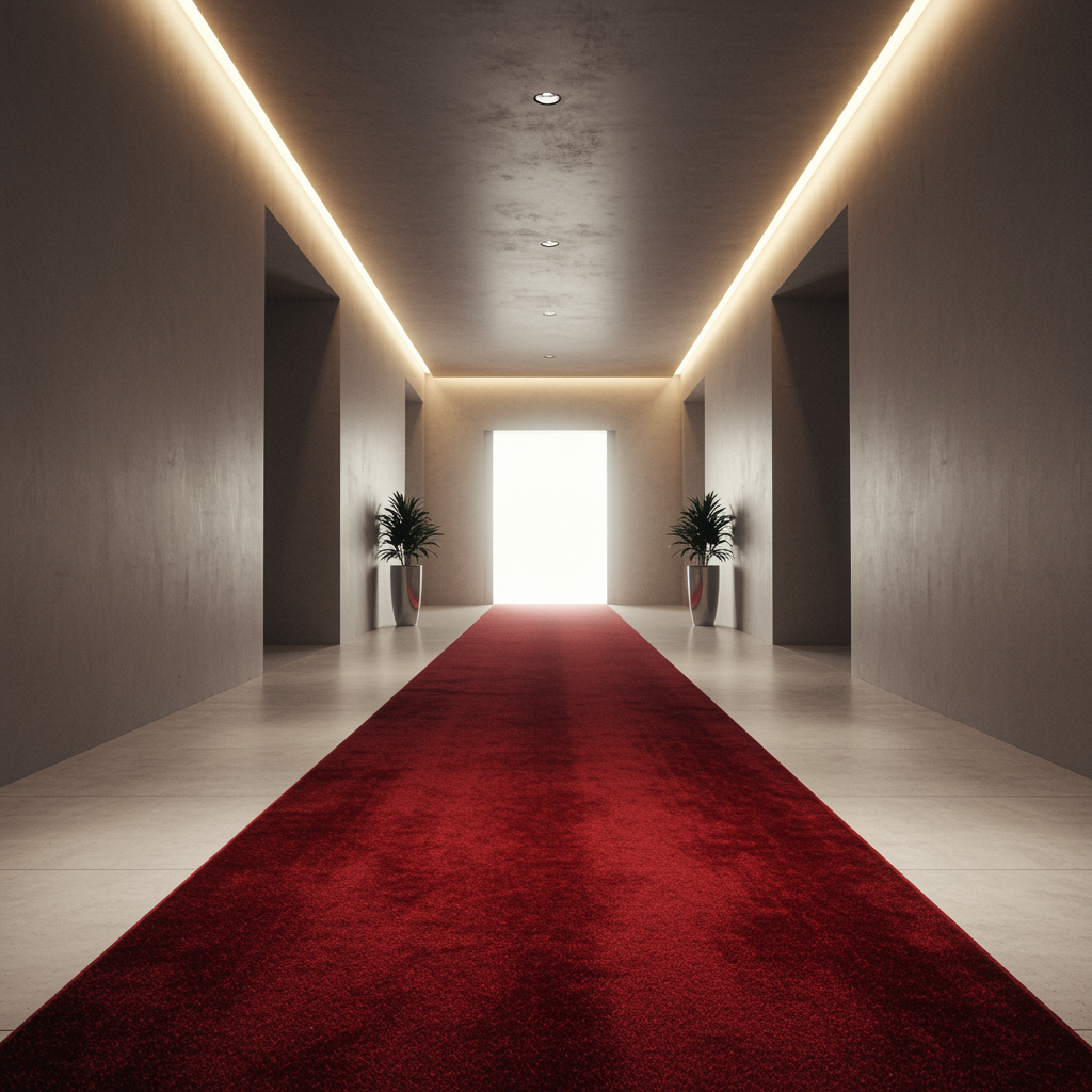 Conceptual red carpet welcome at Rehab Genius Bolton