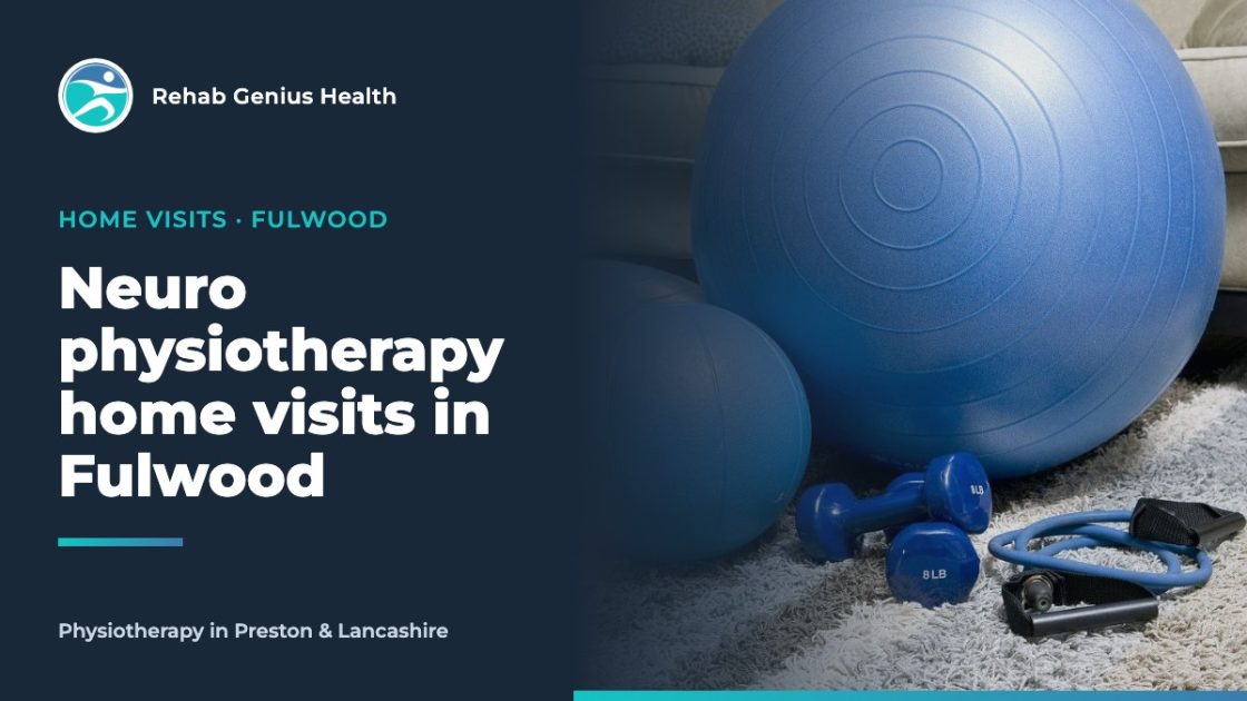 Resistance band and home exercise equipment, illustrating neuro physiotherapy home visits from Rehab Genius Health in Fulwood, Preston